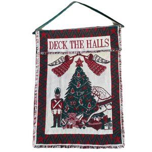 Vintage 96 Deck the Halls Tapestry